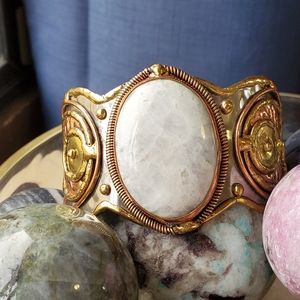 Moonstone Cuff Bracelet